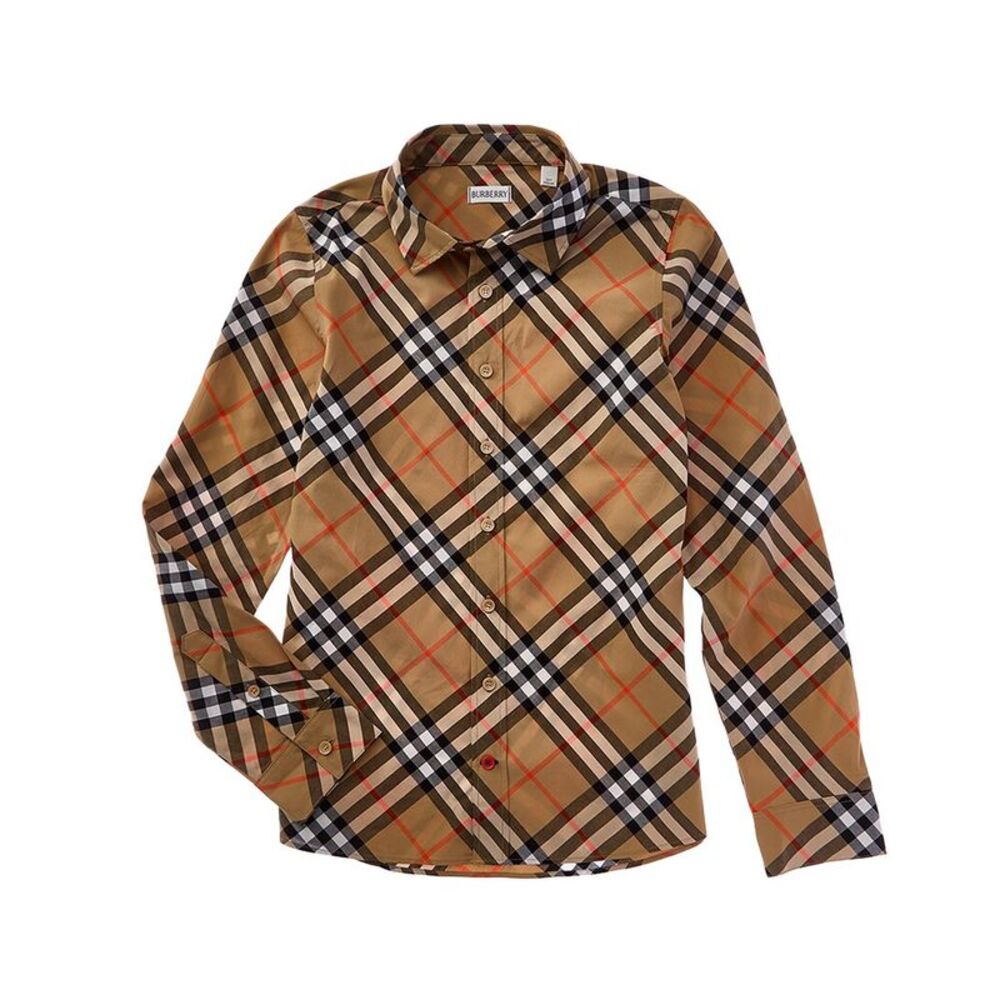Burberry Girls Shirt, Brown